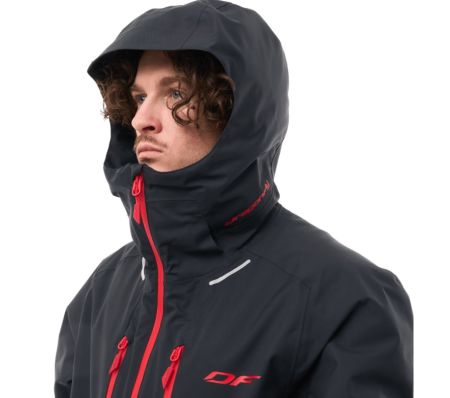 Куртка горнолыжная Dragonfly утепленная Gravity Man Black-Red в Иваново