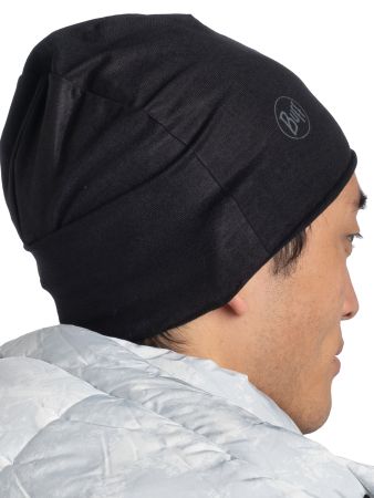 Шапка Buff Polar&Ecostretch Solid Black в Иваново