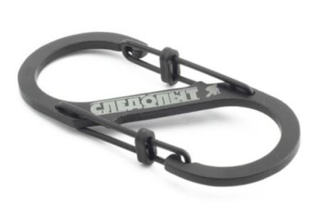 Карабин Следопыт 9см.двойной,сталь