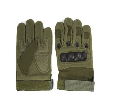 Перчатки Следопыт Tactic Power с защитой суставов зеленые