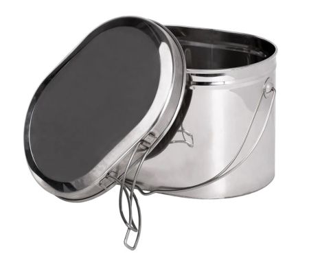 Котел Роза Ветров 7,5л.низкий нерж.крышка с ручками