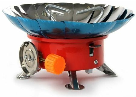 Плита газовая бол.,GR-202 (ветрозащитная) 4-007 (без баллона)