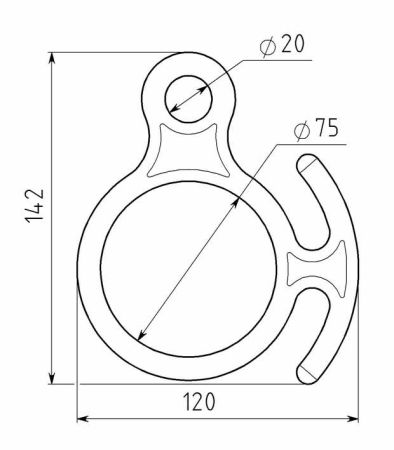  Спусковое устройство Вертикаль 8 рогатая сталь в Иваново  