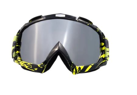 Купить Очки мотоциклетные/снегоходные Следопыт М6,линзы chrome silver+ transparent в Иваново