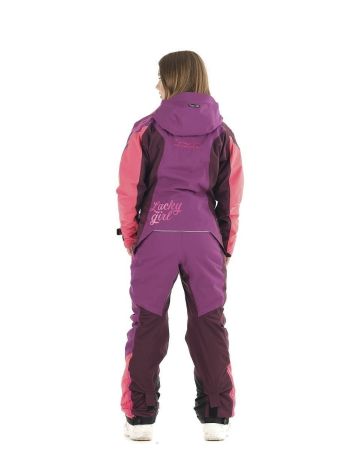 Комбинезон сноубордический Dragonfly Premium Woman Purple&Brown в Иваново