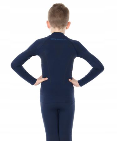 купить Сорочка Brubeck на юношу Active Wool LS13680 синий