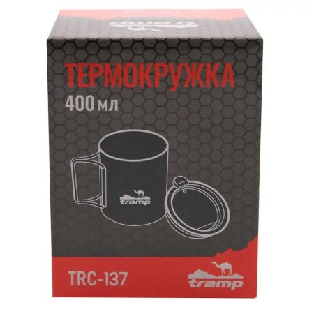 Термокружка Tramp со складными ручками и поилкой 400 мл TRC-137