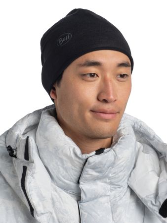 Шапка Buff Polar&Ecostretch Solid Black в Иваново