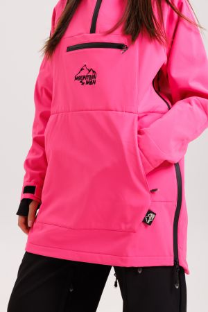 Анорак сноубордический MountainMan Barbie розовый неон в Иваново