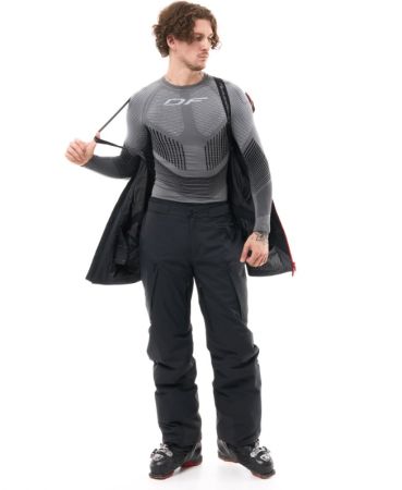 Куртка горнолыжная Dragonfly утепленная Gravity Man Black-Red в Иваново