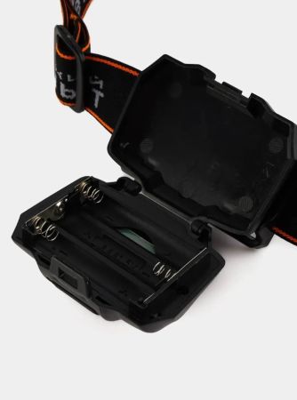 Фонарь Следопыт-Кварк,налоб.1 COB+2 LED,3хААА