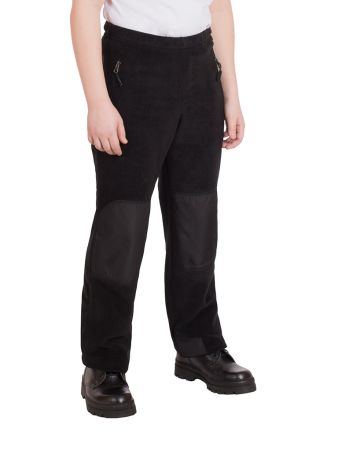 купить Брюки флисовые детские "Горностай" (черный)