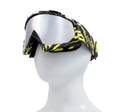 Купить Очки мотоциклетные/снегоходные Следопыт М6,линзы chrome silver+ transparent в Иваново