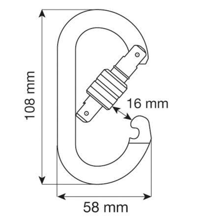  Карабин Camp Oval Standart-Lock в Иваново  