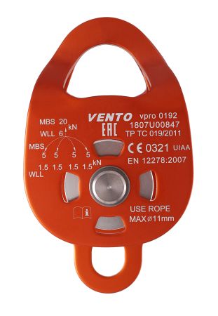  Блок-ролик двойной Double с подшипником дюраль Венто в Иваново  