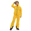 Куртка горнолыжная Dragonfly утепленная Gravity Premium Woman Yellow-Dark в Иваново