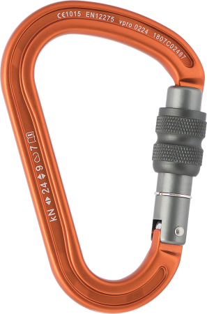  Карабин Венто Titanium с муфтой кейлок оранжевый в Иваново  