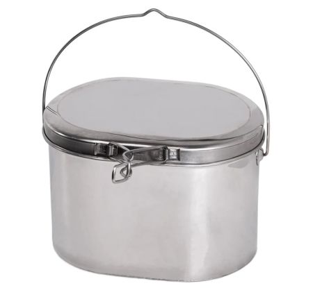 Котел Роза Ветров 4,5л.низкий нерж.крышка с ручками