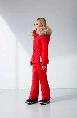 Куртка горнолыжная Poivre Blanc с иск.мехом W21-1003-JRGL/A красный в Иваново
