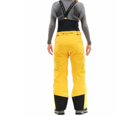 Брюки горнолыжные Dragonfly Gravity Premium Woman Yellow-Dark Ocean в Иваново