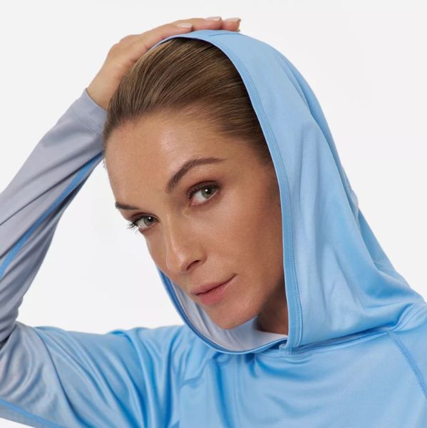 Лонгслив Finntrail женский Venus Hood W 6621 LightBlue в Иваново