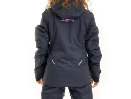 Куртка горнолыжная Dragonfly утепленная Gravity Premium Woman Black-Pink в Иваново