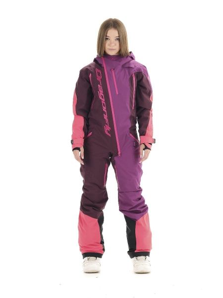 Комбинезон сноубордический Dragonfly Premium Woman Purple&Brown в Иваново