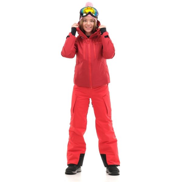 Брюки горнолыжные Dragonfly Gravity Premium Woman Red Fluo в Иваново