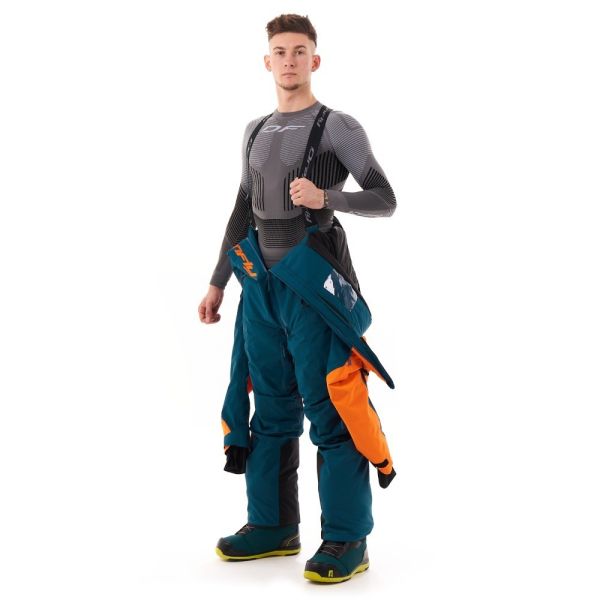 Комбинезон сноубордический Dragonfly Gravity Premium MAN Dark Ocean-Orange 2023 в Иваново