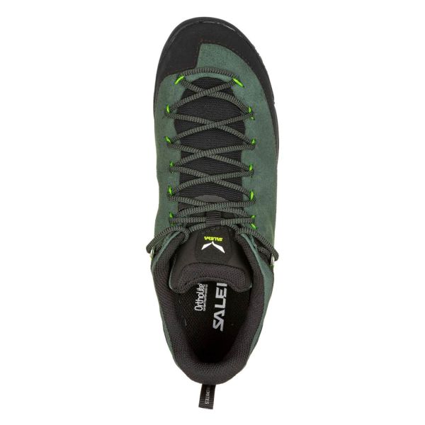 Купить ботинки salewa ms wildfire leather raw green/black в Иваново